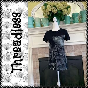 Threadless graphic tee, size L girly